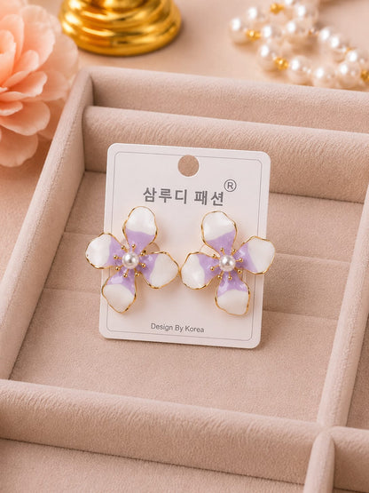 Blush Petal Earrings