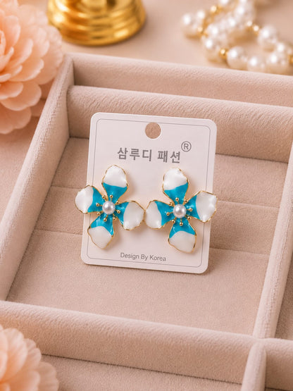 Blush Petal Earrings