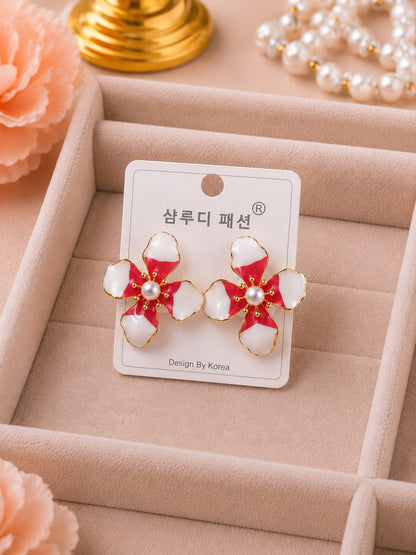 Blush Petal Earrings