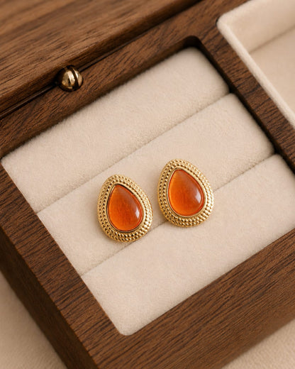 Amber Glow Earrings