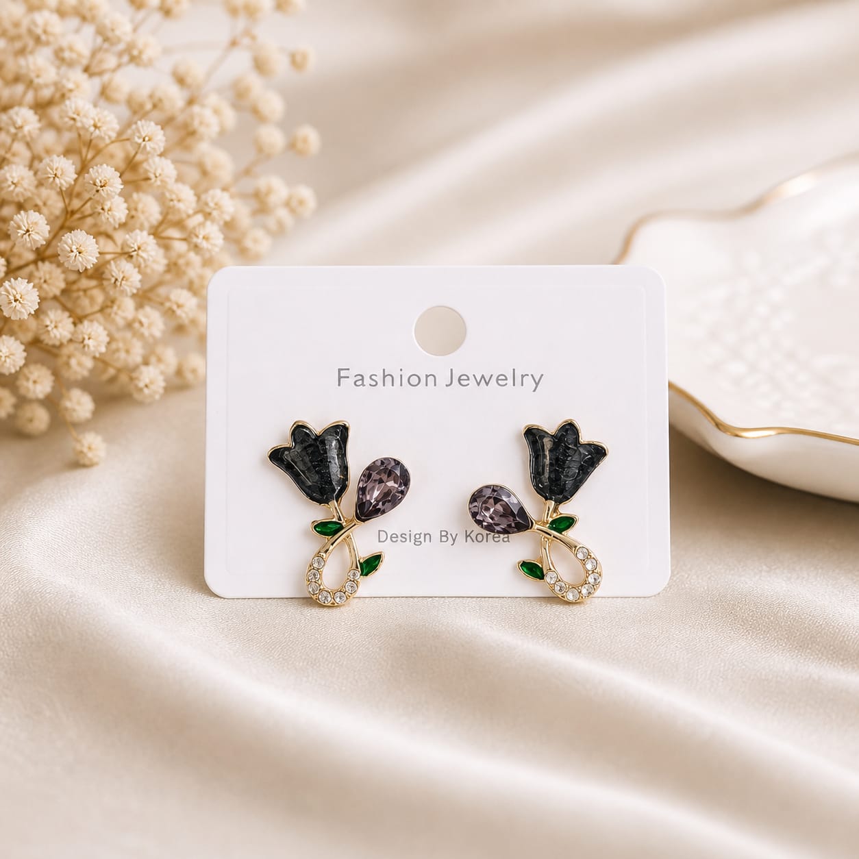 Crystal Bloom Earrings