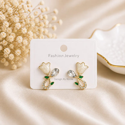 Crystal Bloom Earrings
