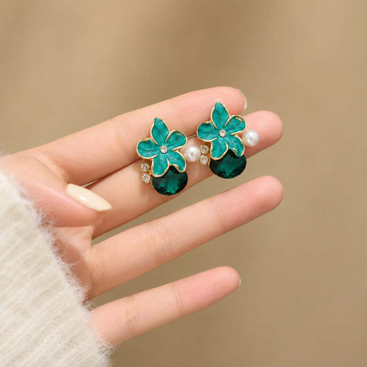 Crimson Elegance Earrings
