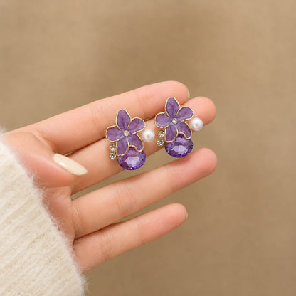 Crimson Elegance Earrings