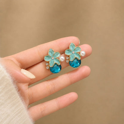 Crimson Elegance Earrings