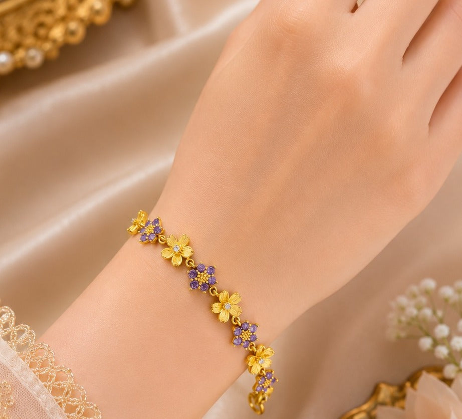 Delicate Floral Elegance Bracelet