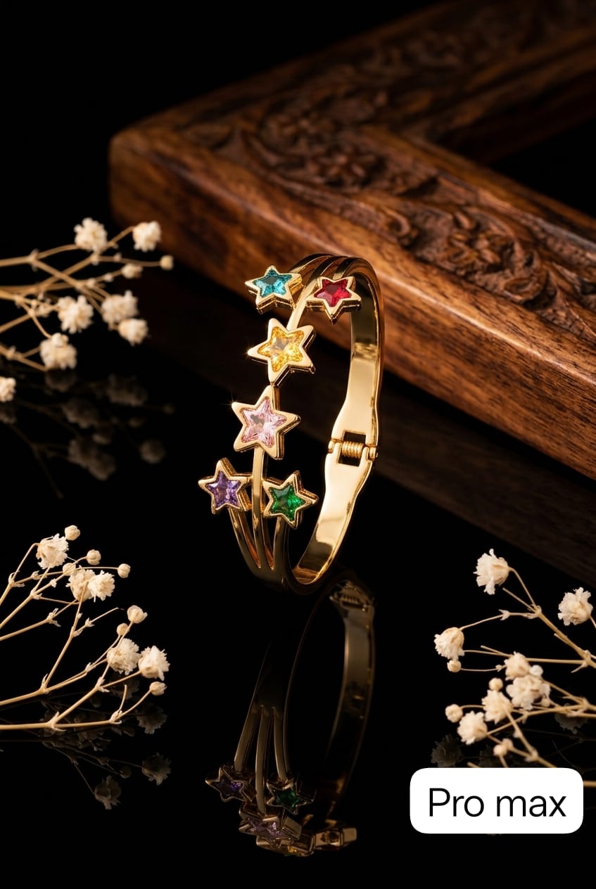 Golden Rainbow Star Bracelet