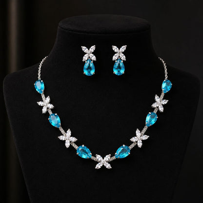 Blue Elegance Jewelry Set