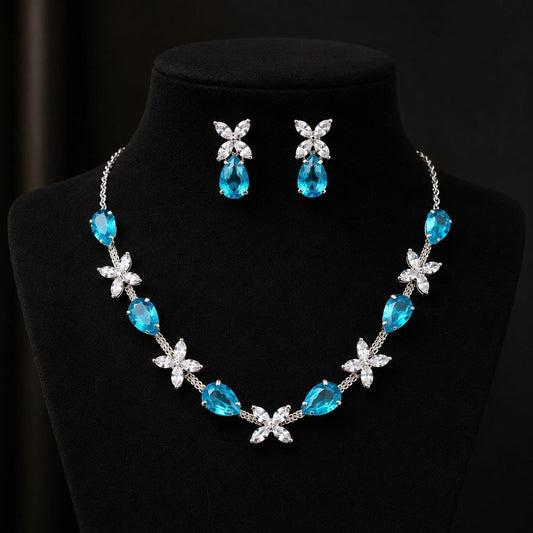 Blue Elegance Jewelry Set