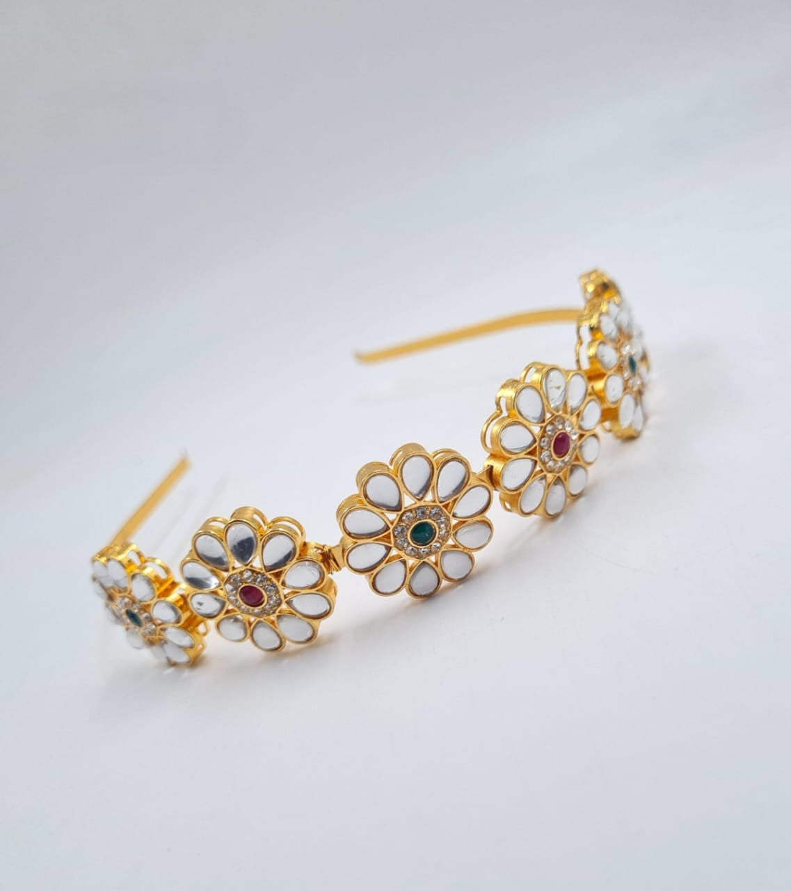 Flora Gemstone Cuff Headband