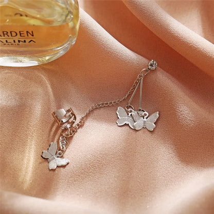 Butterfly Whisper Chain One-Sided Earcuff