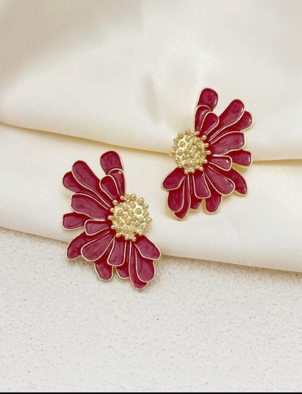 Enamel Daisy Studs