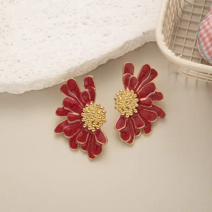Enamel Daisy Studs