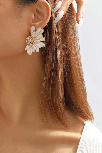Enamel Daisy Studs