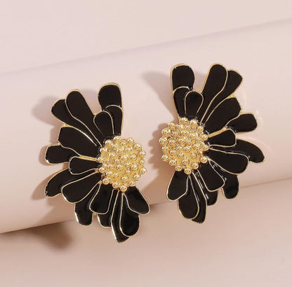 Enamel Daisy Studs