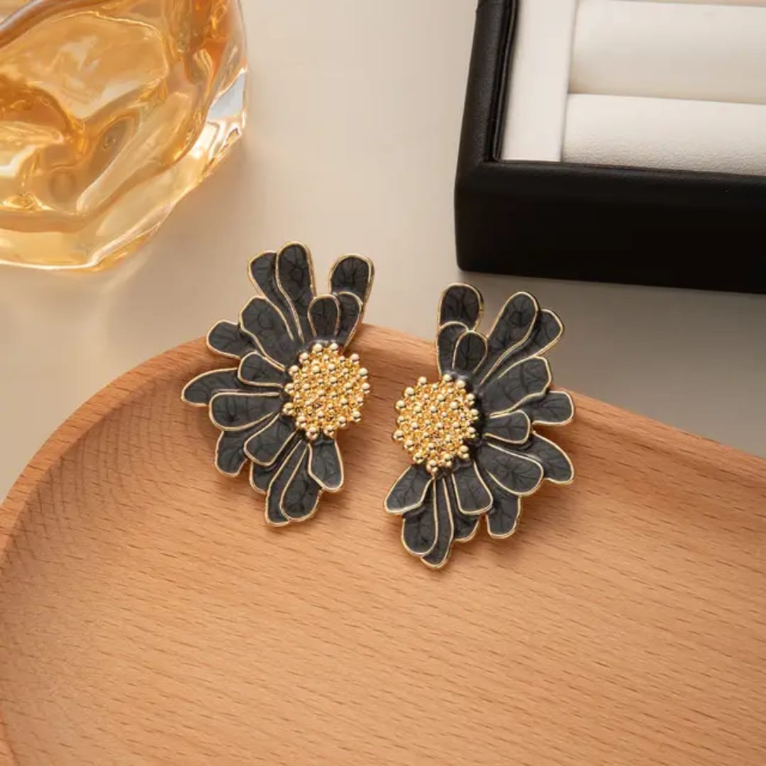 Enamel Daisy Studs