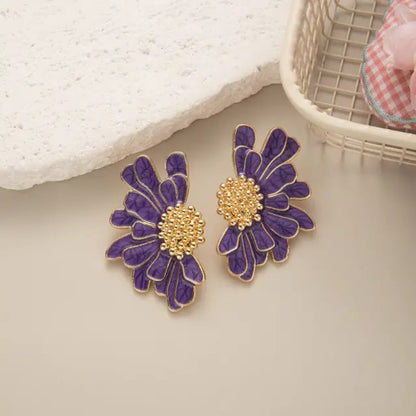 Enamel Daisy Studs