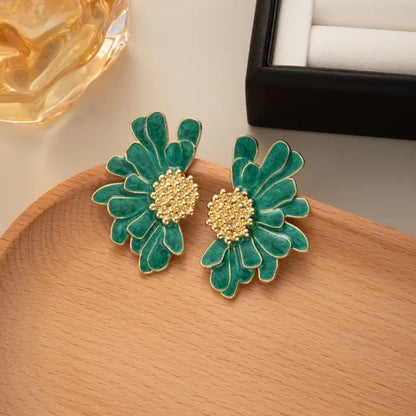 Enamel Daisy Studs