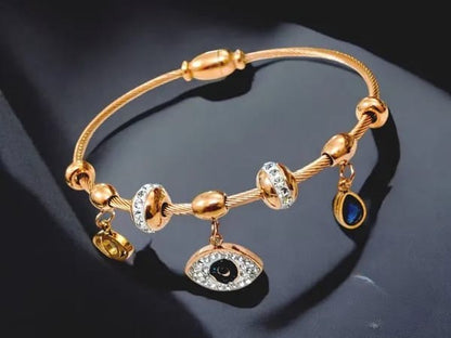 Gold-Toned Charm Bracelet