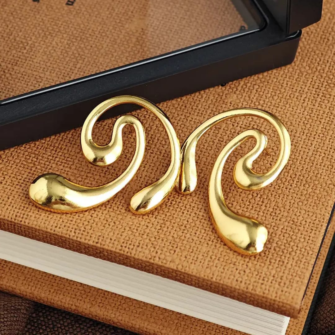 Golden Drift Earrings