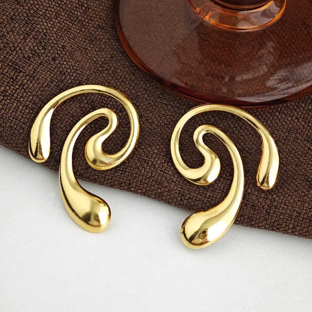 Golden Drift Earrings