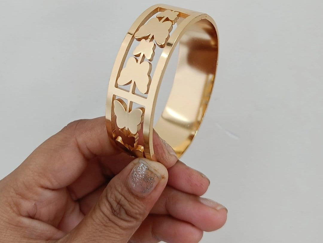 Butterfly Cascade Gold Bracelet