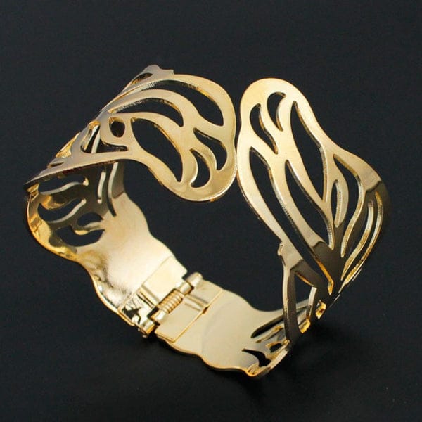 Sculpted Gold Bracelet