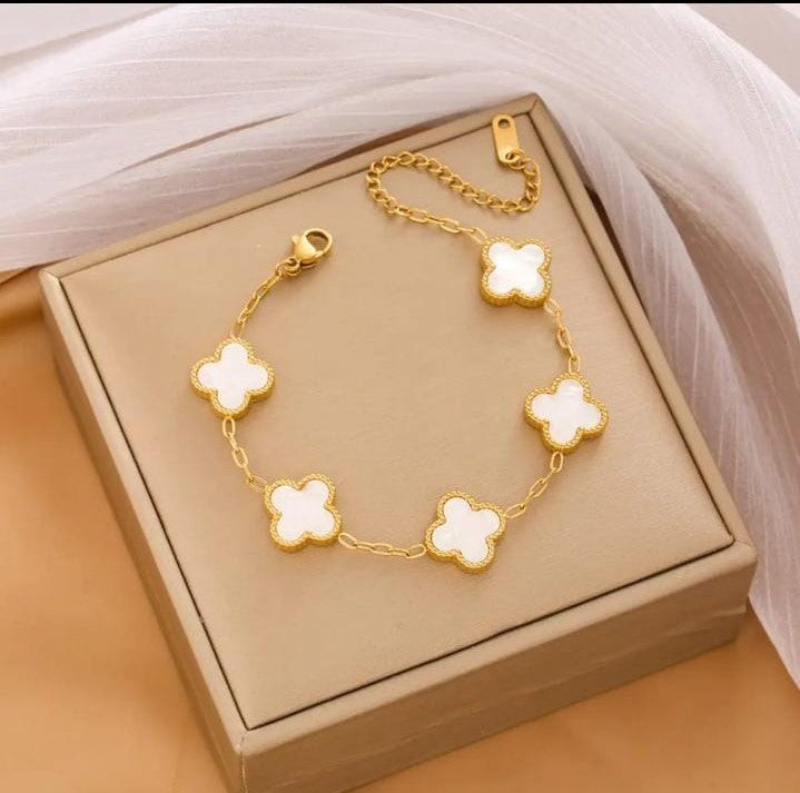 Clover Charm Duo Bracelets