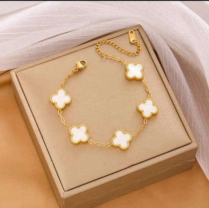 Clover Charm Duo Bracelets