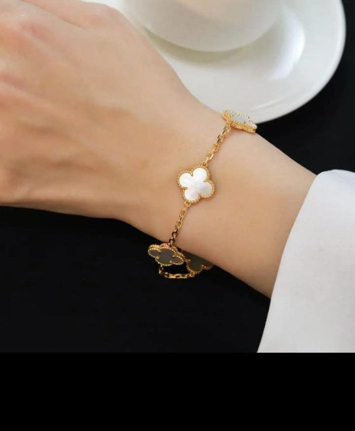Clover Charm Duo Bracelets