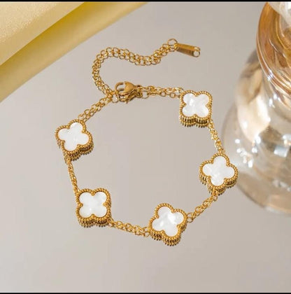 Clover Charm Duo Bracelets