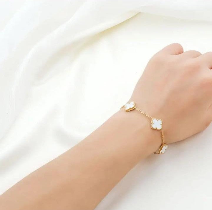 Clover Charm Duo Bracelets