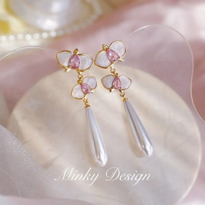 Flora Drop Statement Earrings