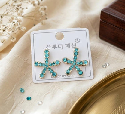 Emerald Starburst Earrings