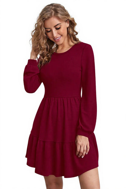 Women Round-Neck Fit & Flare Dress